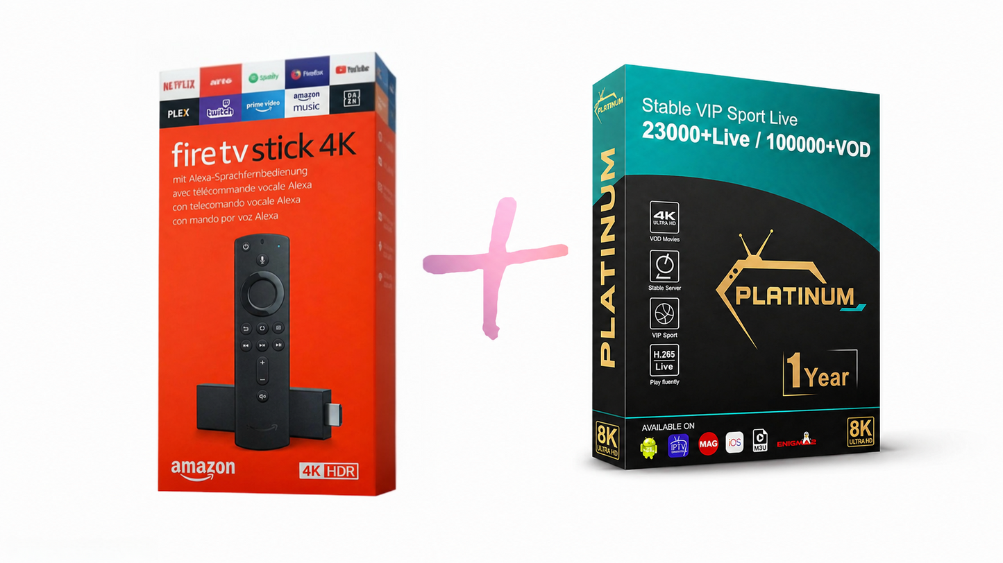 Firestick 4K + 12 Monate