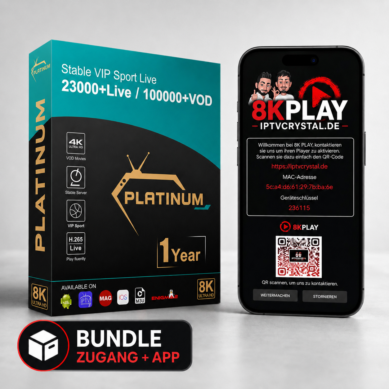 PLATINUM 12 Monate + Player